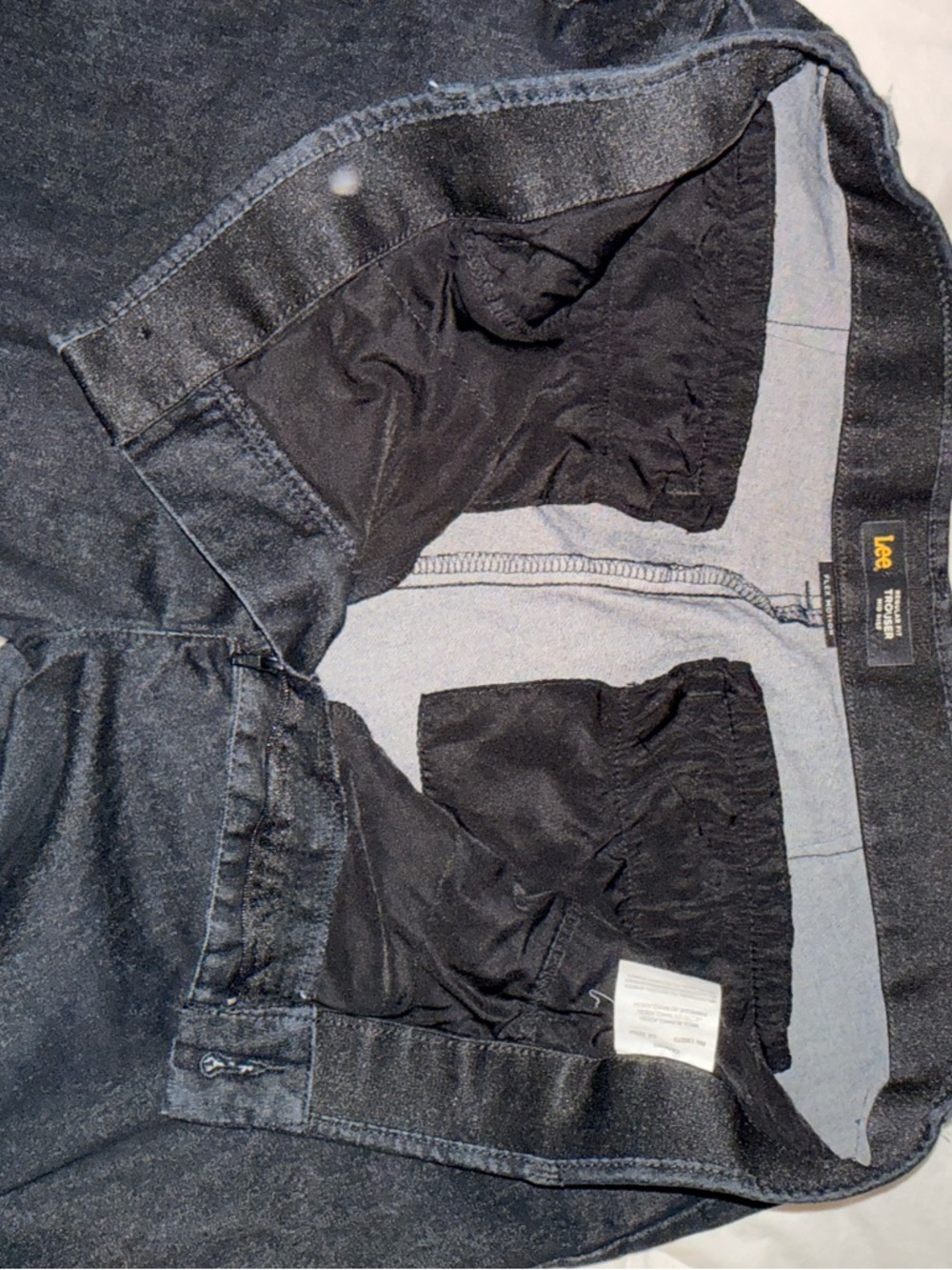 LEE Dark Wash Denim Jacket - Black - Work Pants/Slacks